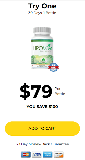 LipoVive 1 bottle price
